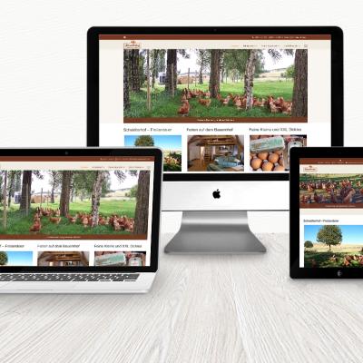 Internetauftritt Scheidterhof CMS | Responsives Web-Design